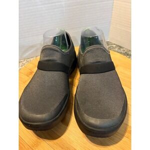 OOFOS OOmega Black Mesh Slip On Shoes Womens 8.5 EU 39.5 Recovery Comfort